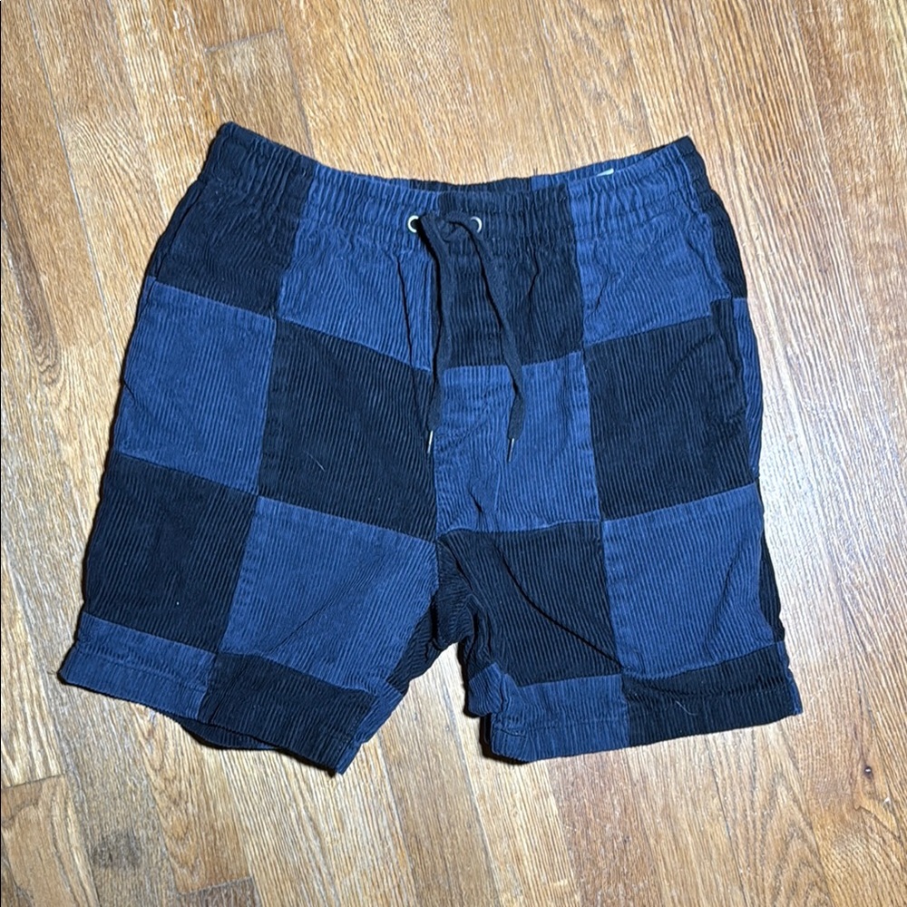 PacSun Blue and Black Checkered Hybrid Shorts